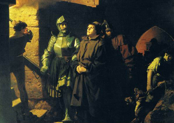 Luthers Ankunft auf der Wartburg