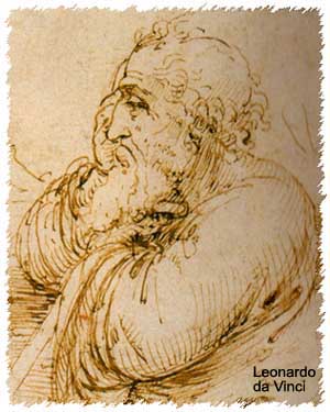 Porträt von Leonardo da Vinci